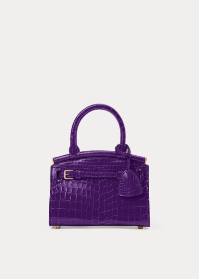 Women's Ralph Lauren Alligator Mini RL50 Handbags | 986510QKA